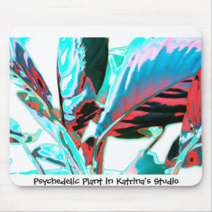 Psychedelische Pflanze Mousepad