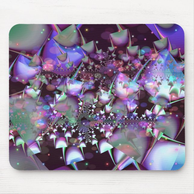 Psychedelische Pilze Mousepad (Vorne)