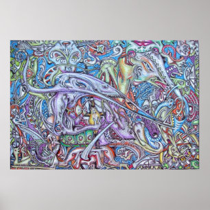 psychedelische Plakate