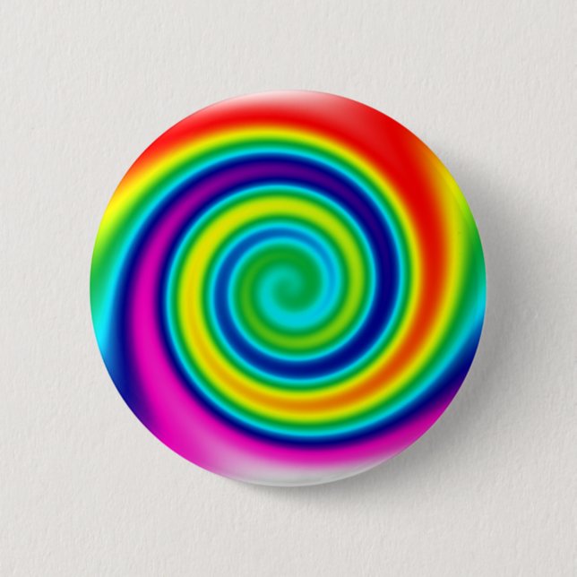 Psychedelische Prints Button (Vorderseite)