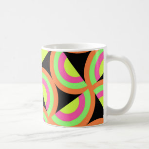 Psychedelische Quadrate Tasse