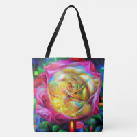 Psychedelische RegenbogenRose
