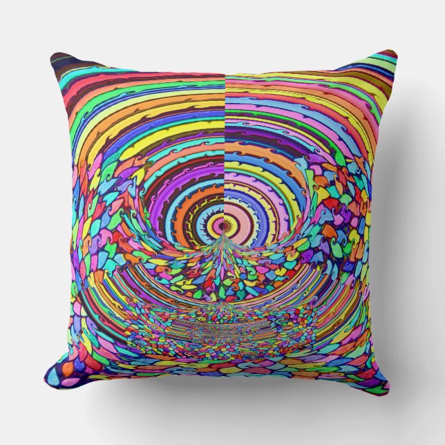 Psychedelische Reise Kissen (Vorderseite)