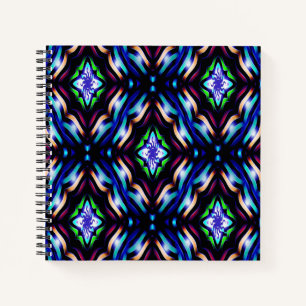 Psychedelische Ribbons... Notizbuch