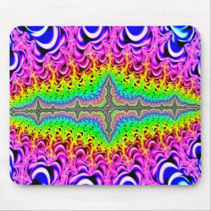 Psychedelische Riss-Kunst Nouveau Mousepad