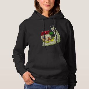 Psychedelische Schnecke Inspiriert Trippy Slug Rel Hoodie