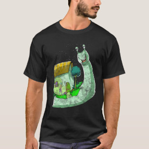 Psychedelische Schnecke Inspiriert Trippy Slug Rel T-Shirt