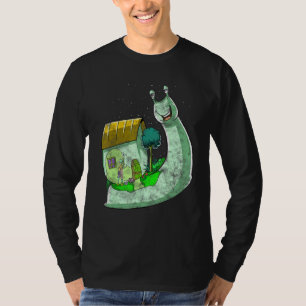 Psychedelische Schnecke Inspiriert Trippy Slug Rel T-Shirt