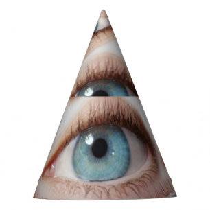 Psychedelische Sicht: Abstrakte AugenIllusion Partyhütchen