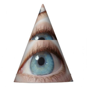 Psychedelische Sicht: Abstrakte AugenIllusion Partyhütchen