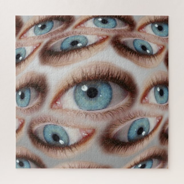Psychedelische Sicht: Abstrakte AugenIllusion Puzzle (Vertikal)
