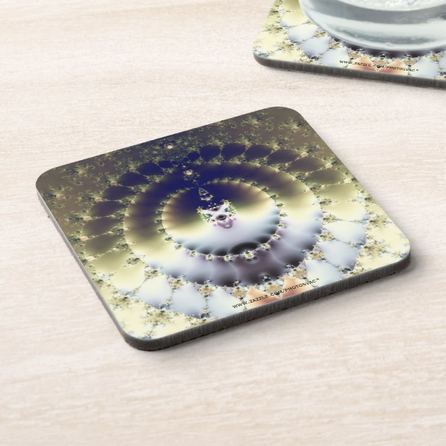 Psychedelische Sonne Getränkeuntersetzer (Linke Seite)