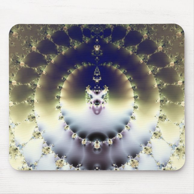 Psychedelische Sonne Mousepad (Vorne)