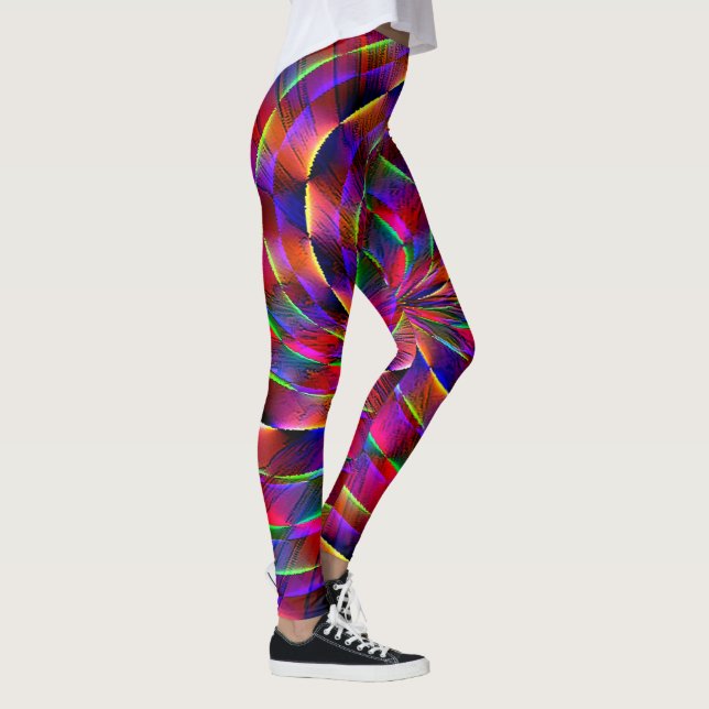 Psychedelische Spinne...... Leggings (Rechts)