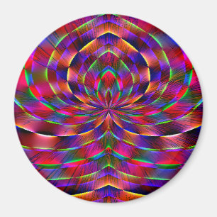Psychedelische Spinne....... Magnet
