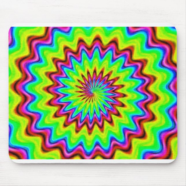 Psychedelische SpiralmousePad Mousepad (Vorne)