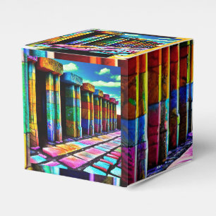 Psychedelische Steine Geschenkschachtel