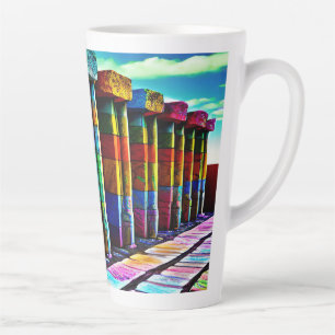 Psychedelische Steine Milchtasse