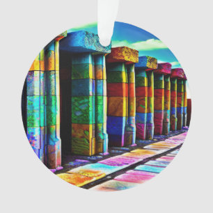 Psychedelische Steine Ornament