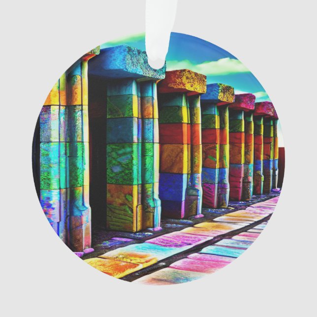 Psychedelische Steine Ornament (Vorderseite)