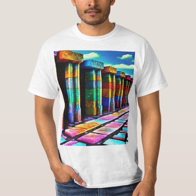 Psychedelische Steine T-Shirt (Vorderseite)