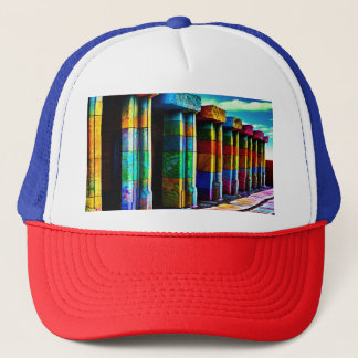 Psychedelische Steine Truckerkappe