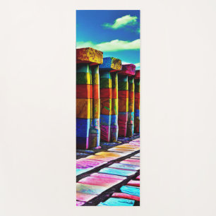 Psychedelische Steine Yogamatte