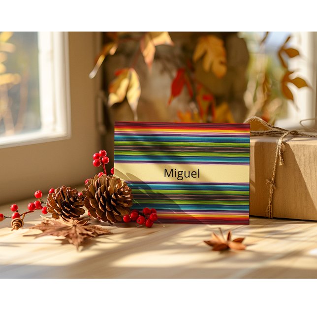 Psychedelische Stoffe mexikanisches Muster Postkarte (Von Creator hochgeladen)