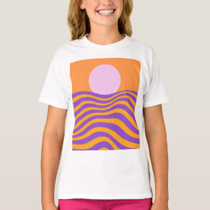 Psychedelische Sun- und Rippling-Waves1 T-Shirt