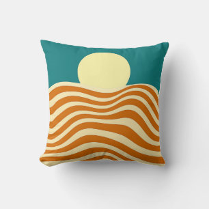 Psychedelische Sun- und Rippling-Waves2 Kissen