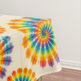 Psychedelische Tie Dye | Groovy Retro-Tischdecke Tischdecke
