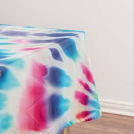 Psychedelische Tie Dye | Groovy Retro-Tischdecke Tischdecke