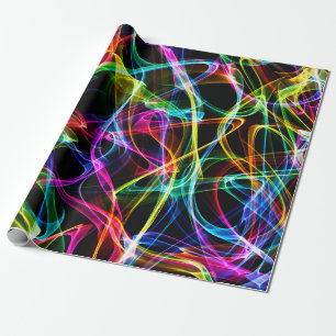 Psychedelische Trance Art Geschenkpapier
