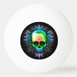 Psychedelische Trippy-Explosion-Tasse Tischtennisball