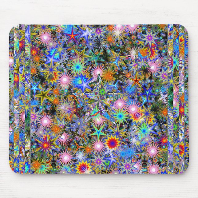 Psychedelische Überdosis Mousepad (Vorne)