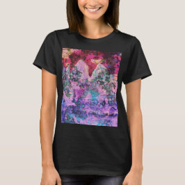 Psychedelische Umkehrgemälde - Berge T-Shirt