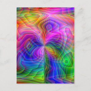 Psychedelische Vision Postkarte