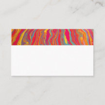 Psychedelische Visitenkarte