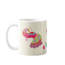 Psychedelische Volksfasan-Kaffee-Tasse