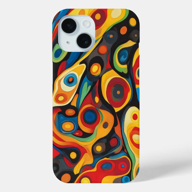 Psychedelische Warme Farben Case-Mate iPhone Hülle (Rückseite)