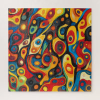 Psychedelische Warme Farben