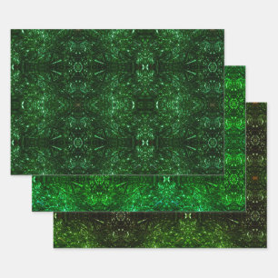 psychedelische Weihnachten Geschenkpapier Set