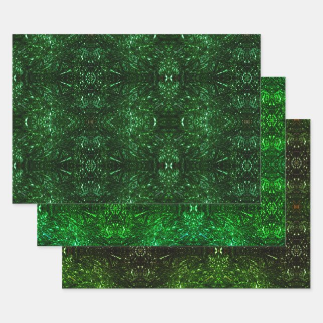 psychedelische Weihnachten Geschenkpapier Set (Set)