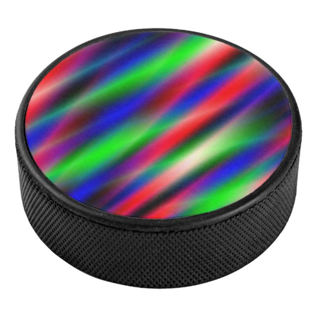 Psychedelische Wellen Eishockey Puck (3/4)