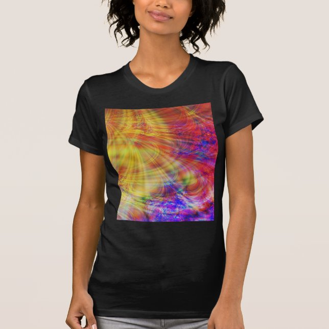 Psychedelische Wellen: T-Shirt (Vorderseite)