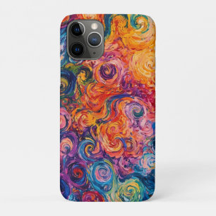 Psychedelische Wirbel Ölgemälde Case-Mate iPhone Hülle