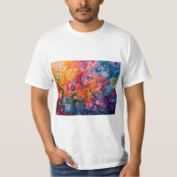 Psychedelische Wirbel Ölgemälde