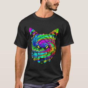 Psychedelische Wolf Wölfe Halluzinationen Trance T-Shirt