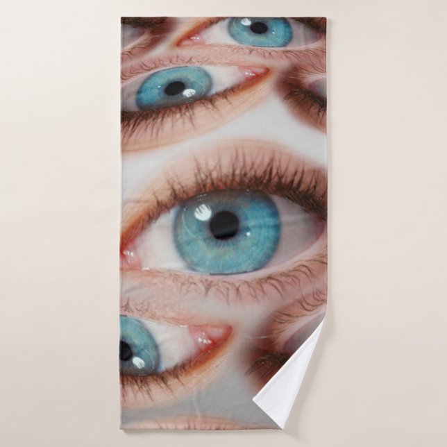 Psychedelischer abstrakter Hintergrund des verzerr Badehandtuch (Badehandtuch)