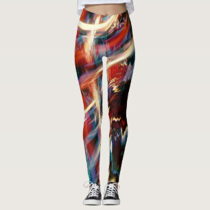 Psychedelischer Abstrakter Traum Leggings, wenn Si Leggings
